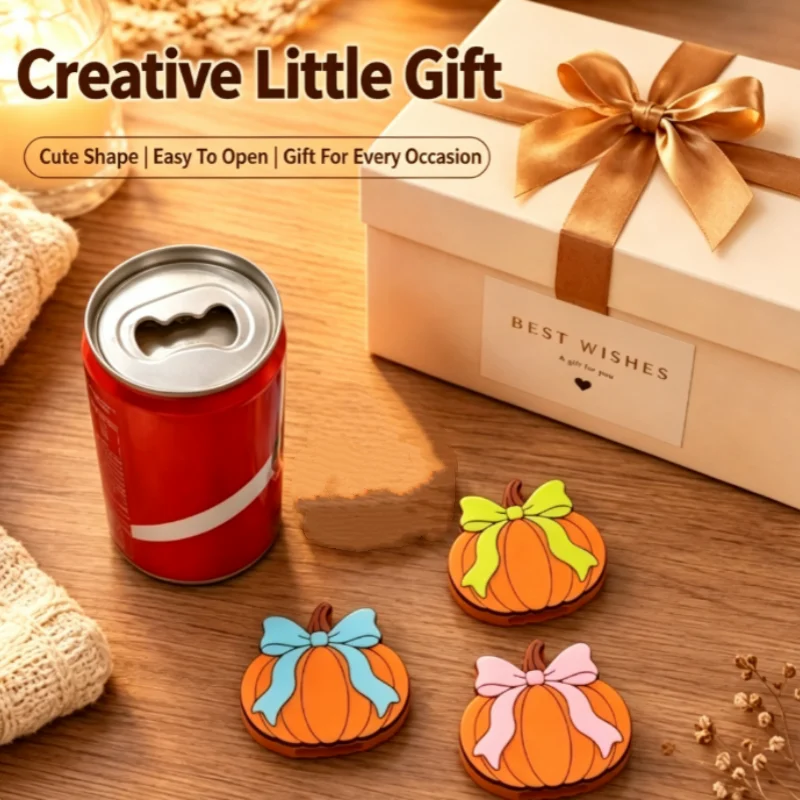 Kitchen Gadgets To 3D Print - Leuke Halloween-spookpompoen blikopener met strik, 3D-geprint,
