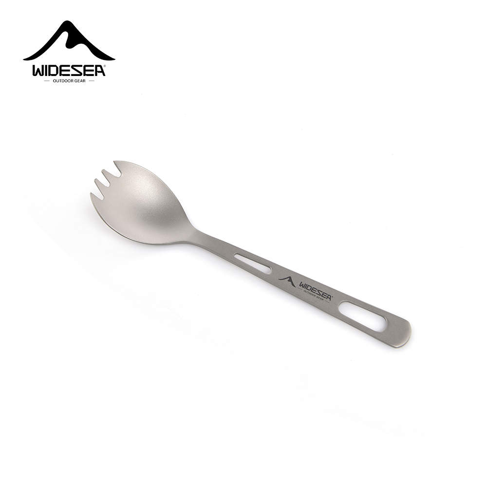 Kitchen Gadgets You Need - Widesea Camping Kookset Spork Titanium Lepel