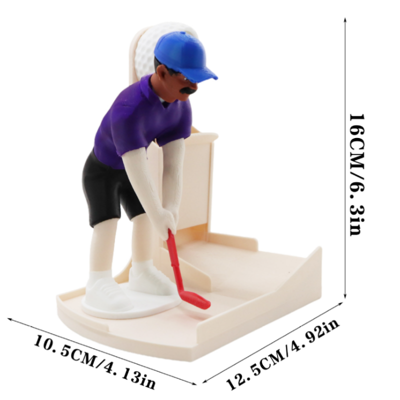 Kitchen Gadgets To 3D Print - Golfspeler Beeldje Bierflesopener Met Doppen Collector