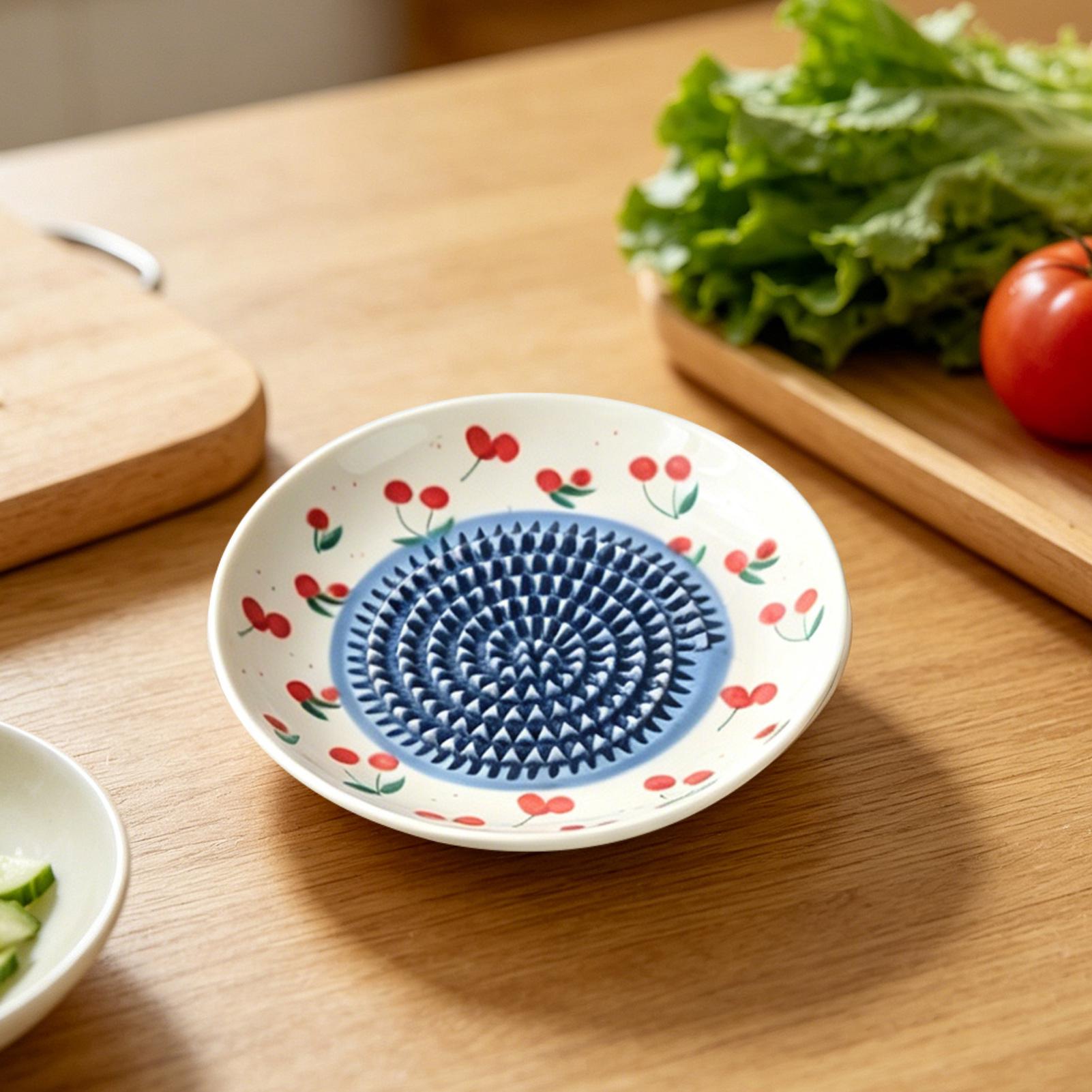 Kitchen Gadgets For Men - Eenvoudige keramische gemberrasp, handmolen, knoflookstamper, draagbare