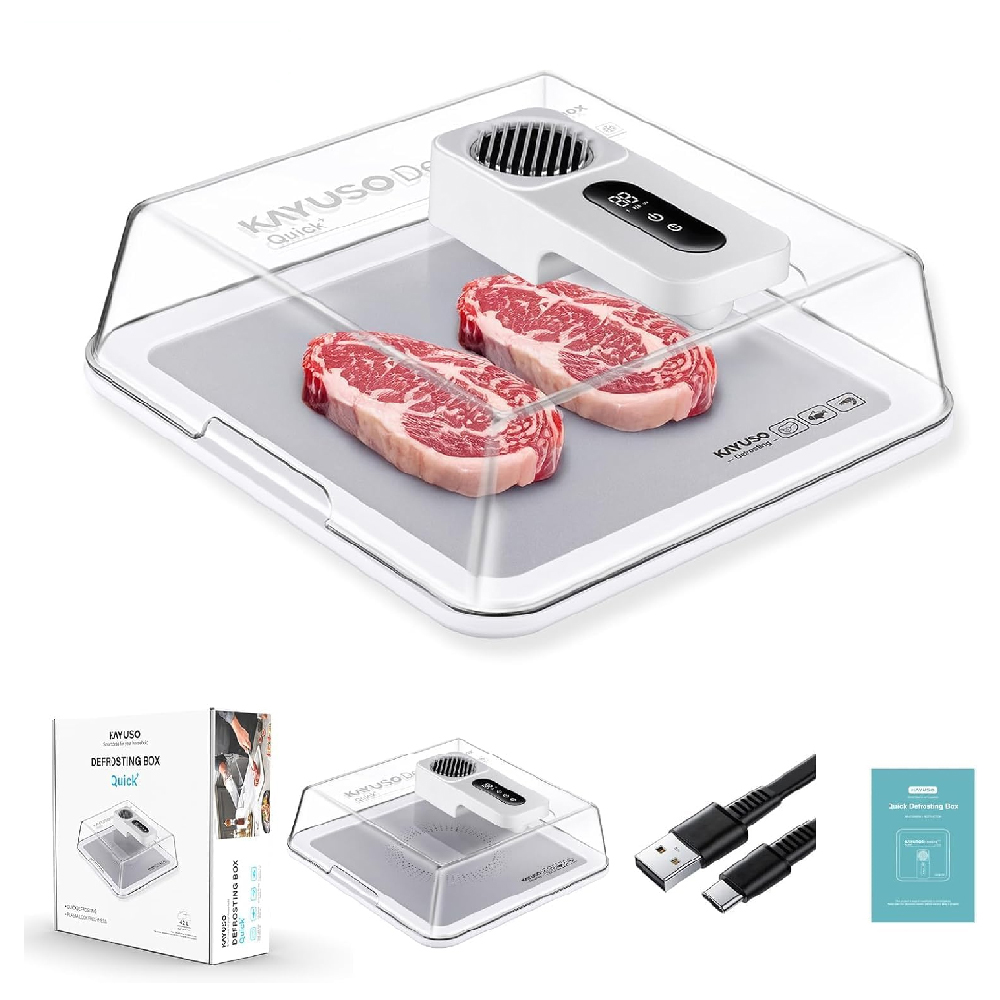Kitchen Gadgets Electric - Snelvriesvoedsel-ontdooiplaat, efficiënte vleesontdooiplaat, elektrische keukenontdooiapparaat voor