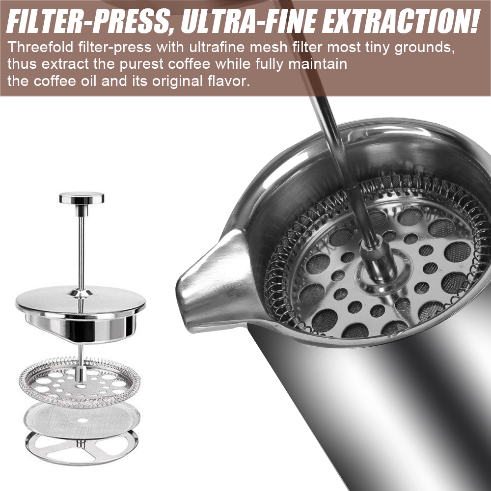 Grote Capaciteit Franse Pers K - French Press Coffee Maker recensie en prijs