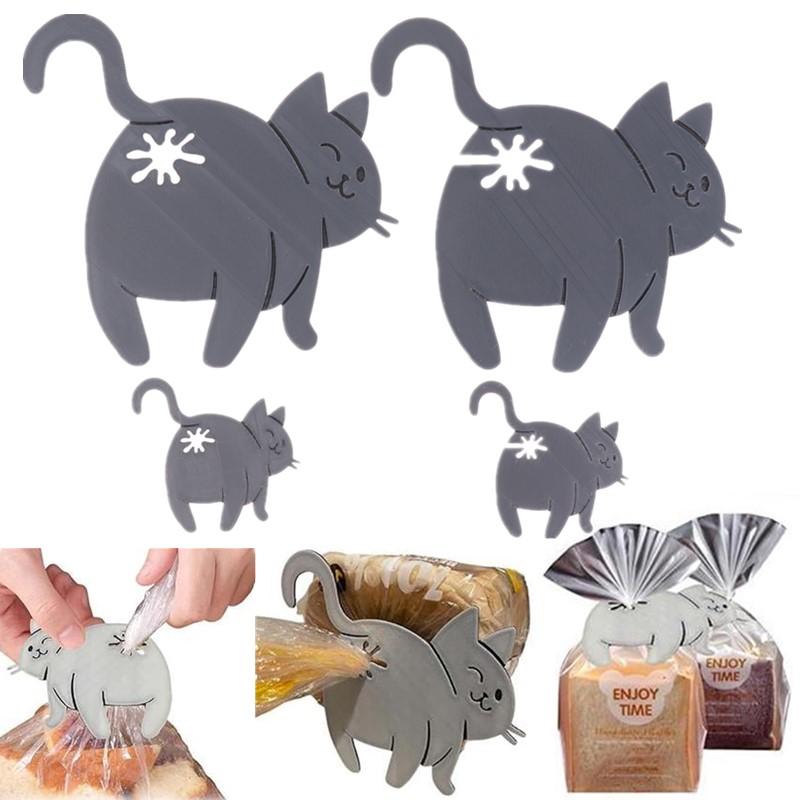 3D Gedrukt Kat Brood Clip Tas  - Kitchen Gadgets To 3D Print recensie en prijs