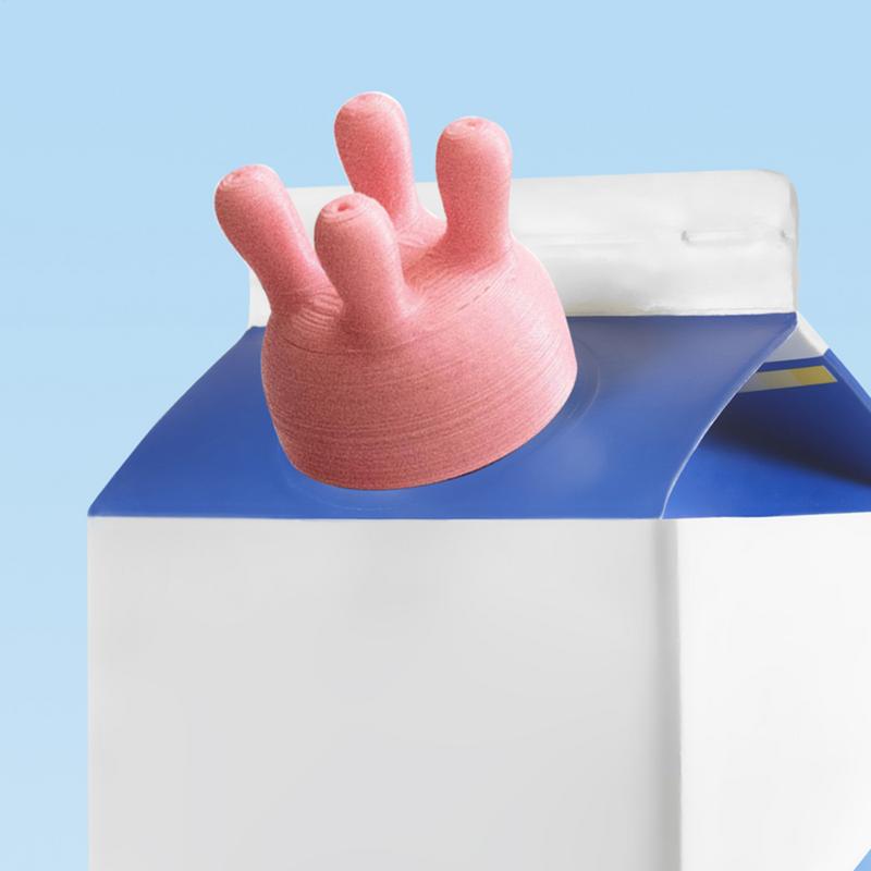 Melkfles Cap Melkpak Cap Melk  - Kitchen Gadgets To 3D Print recensie en prijs