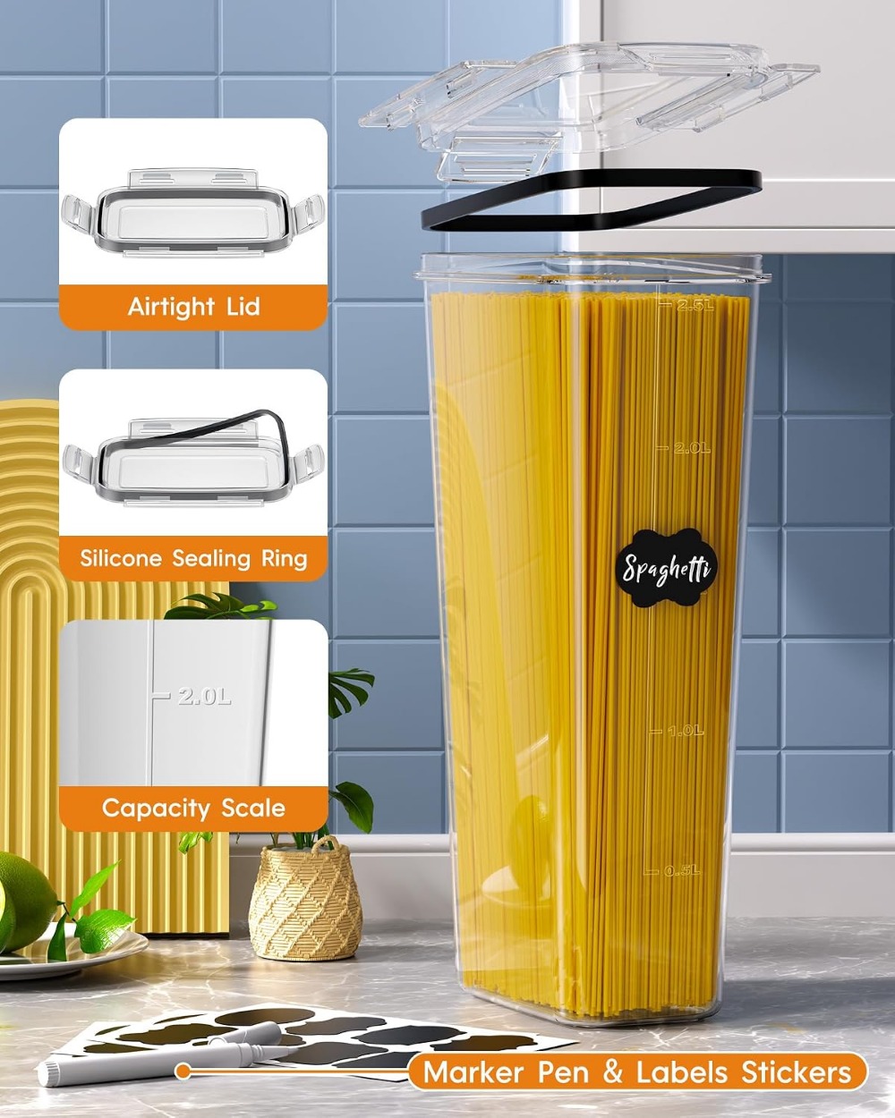 24 stuks luchtdichte voorraadd - Food Storage Containers recensie en prijs